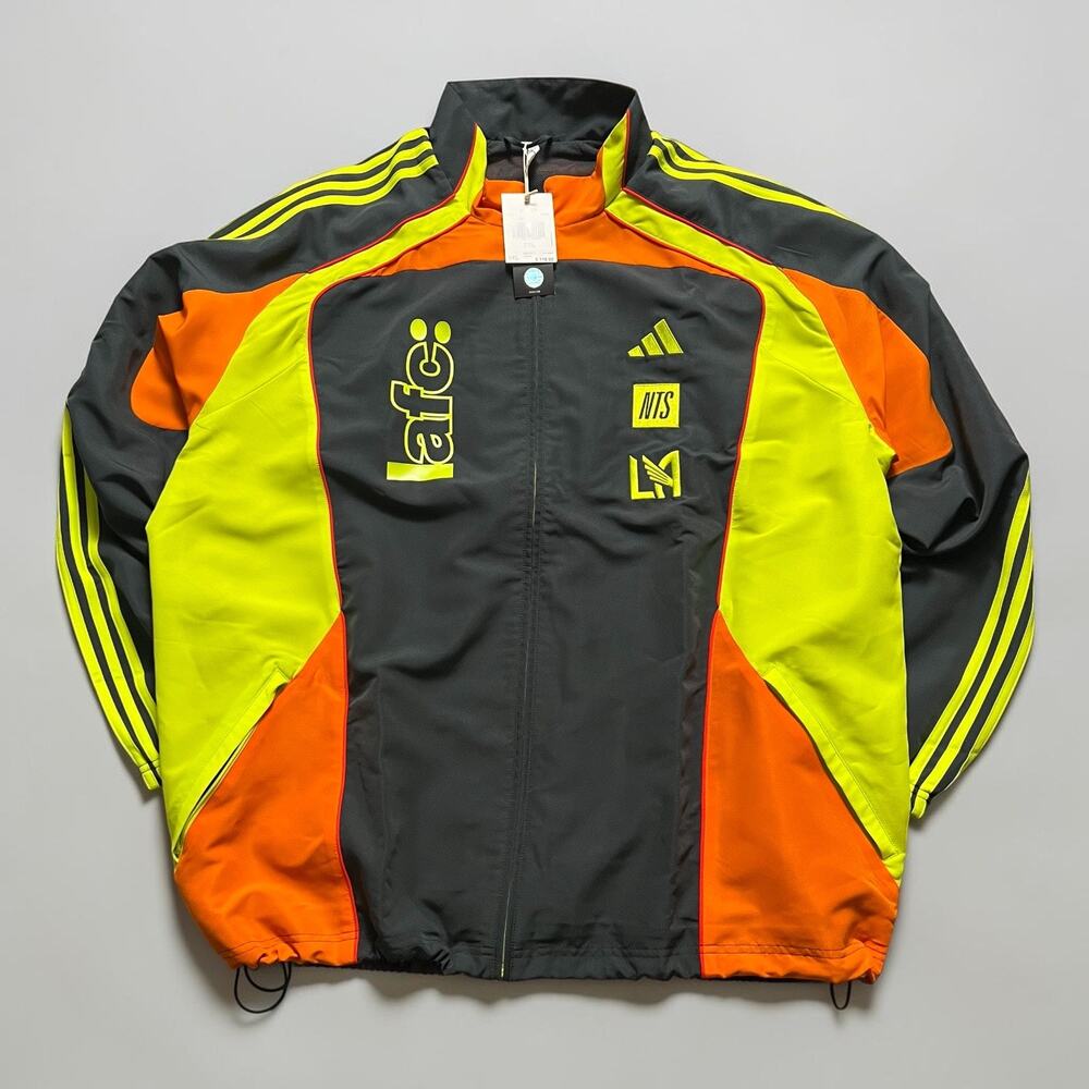NWT adidas LAFC x NTS Radio Track Top XXL Gray Oversized Y2K Soccer MLS $110